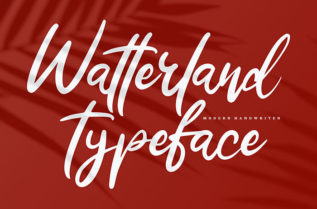 Watterland Handwritten Font