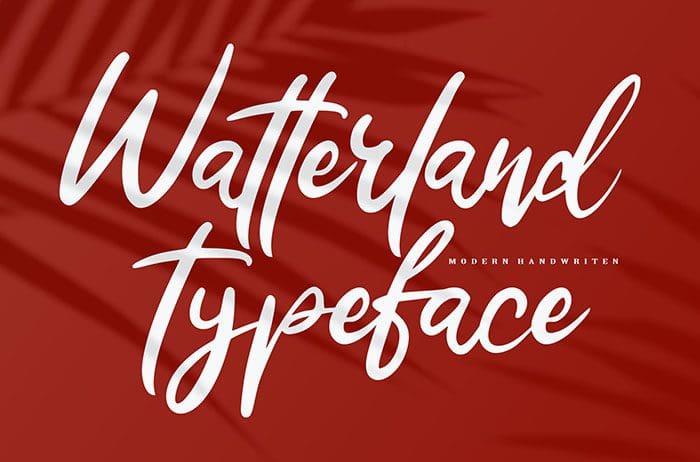 Watterland Handwritten Font