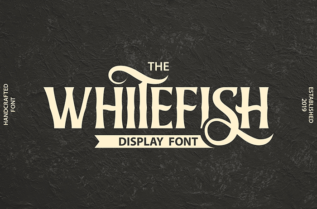 Whitefish Display Font