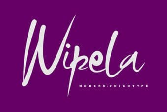 Wipela Display Font
