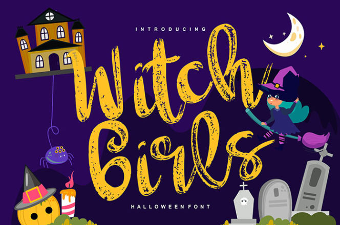Witch Girls Decorative Font