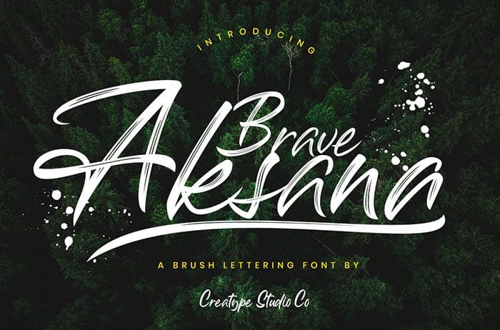 Aksana Script Font
