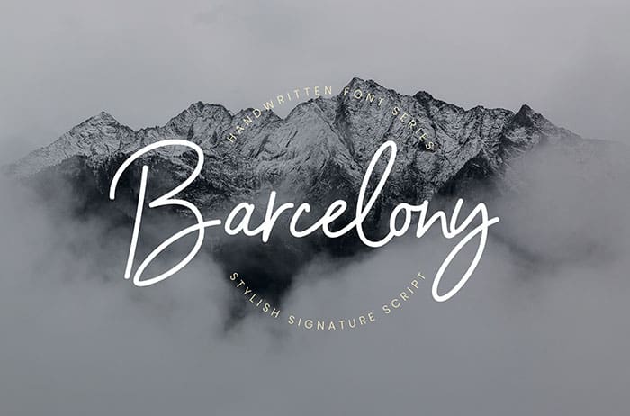 Barcelony Script Font