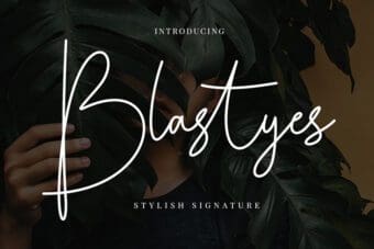Blastyes Script Font