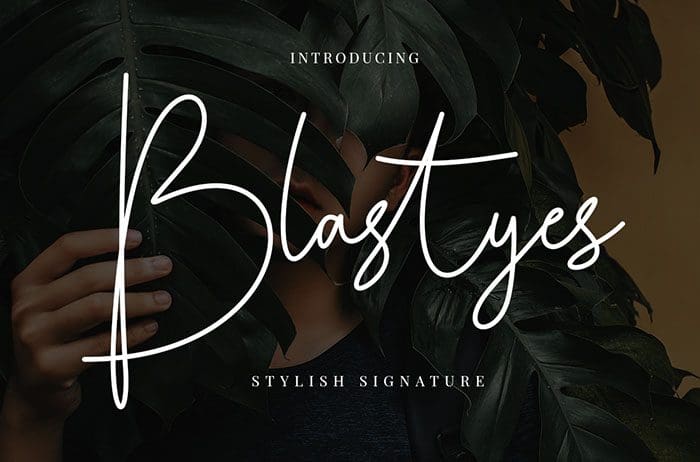 Blastyes Script Font