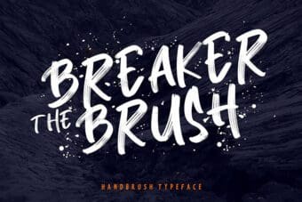 Breaker Brush Font