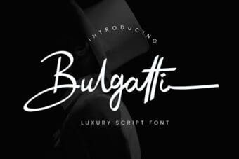 Bulgatti Luxury Script Font
