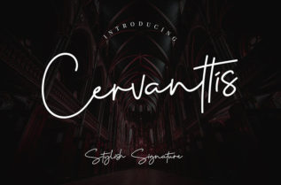 Cervanttis Script Font