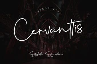 Cervanttis Script Font