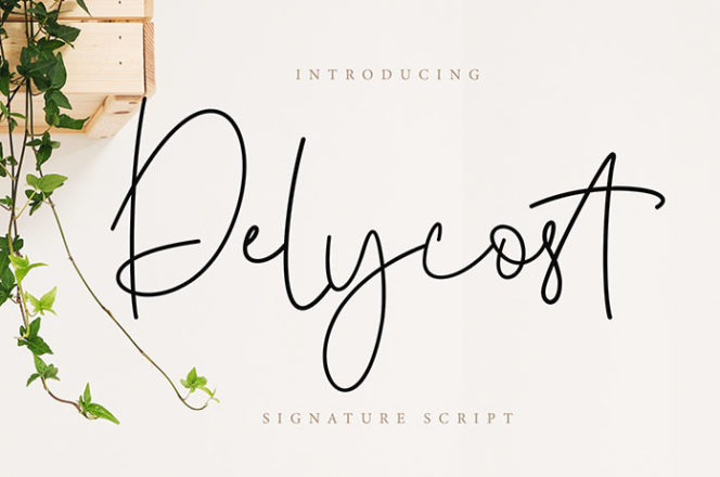 Delycost Script Font
