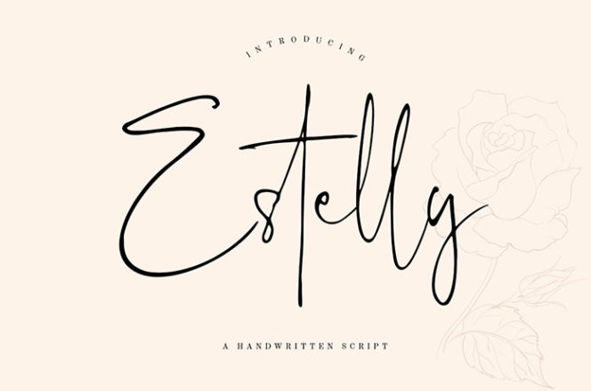 Estelly Handwritten Font