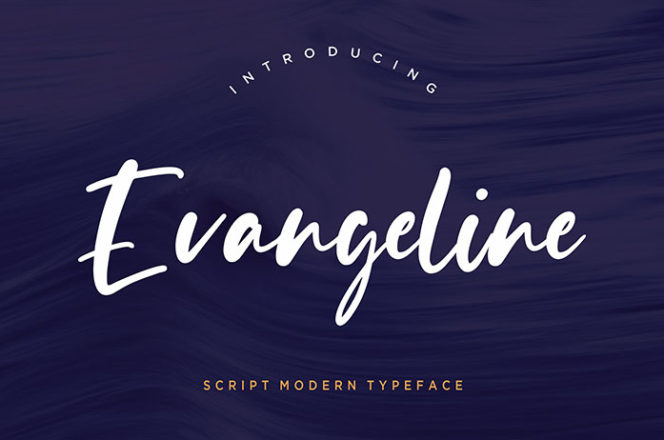 Evangeline Script Font