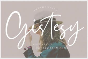 Gistesy Script Font