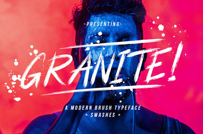 Granite Brush Font