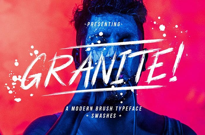 Granite Brush Font
