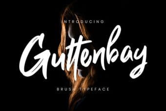 Guttenbay Brush Font