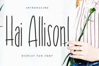 Hai Allison Display Font