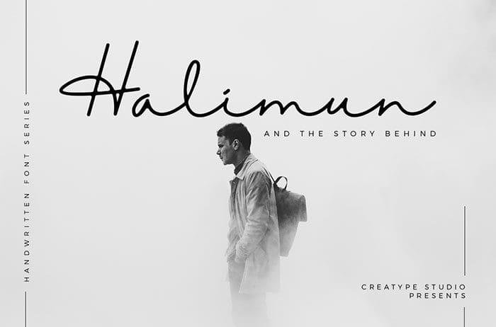 Halimun Script Font