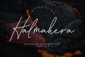 Halmahera Handwritten Font