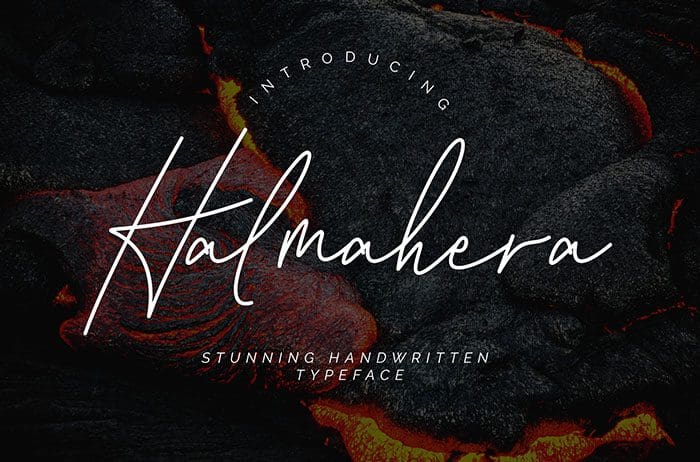 Halmahera Handwritten Font