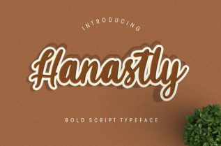 Hanastly Script Font