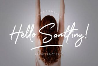 Hello Santtiny Script Font