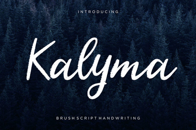 Kalyma Script Font