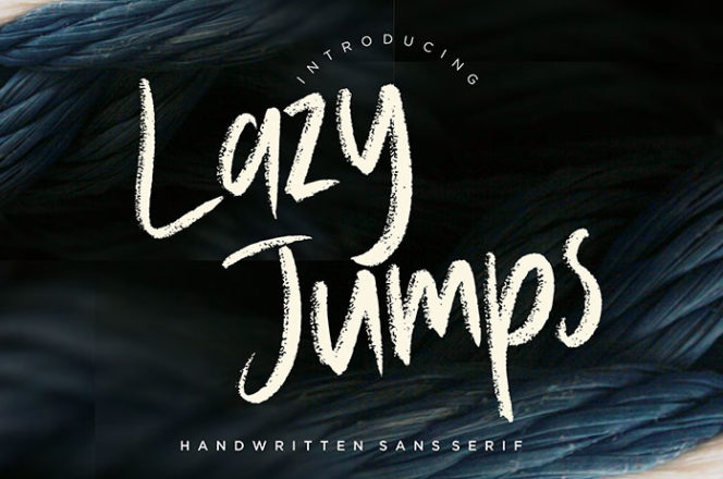 Lazy Jumps Display Font