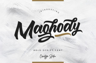 Maghody Script Font