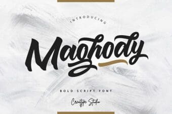 Maghody Script Font
