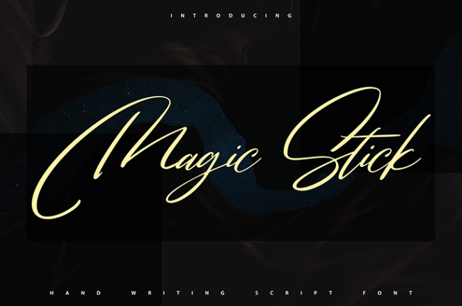 MagicStick Script Font