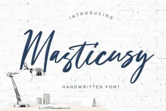 Masticusy Handwritten Font