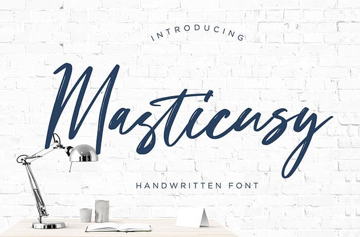 Masticusy Handwritten Font