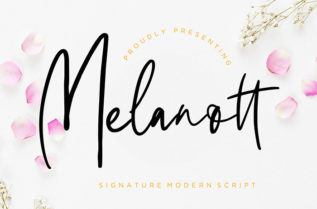 Melanott Script Font