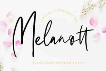 Melanott Script Font