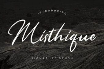 Misthique Script Font