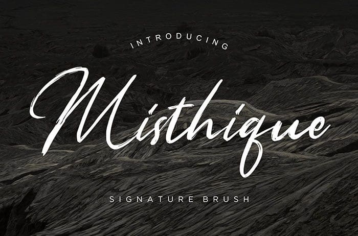 Misthique Script Font