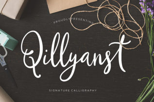 Qillyanst Calligraphy Font