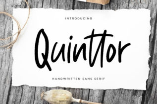 Quinttor Sans Serif Font