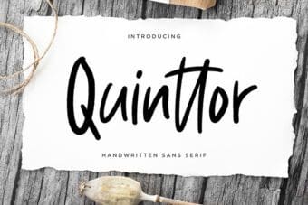 Quinttor Sans Serif Font