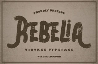 Rebelia Vintage Font