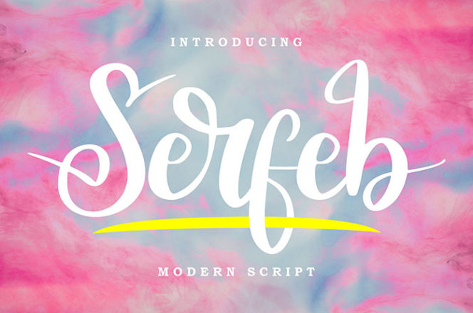 Serfeb Script Font
