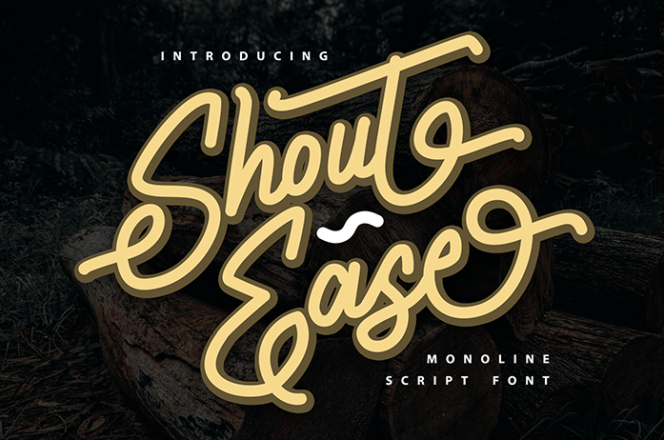 Shout Ease Script Font