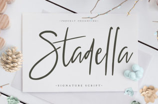 Stadella Script Font