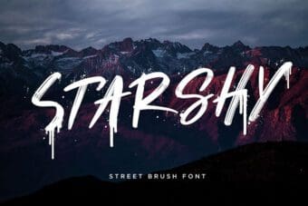 Starshy Brush Font