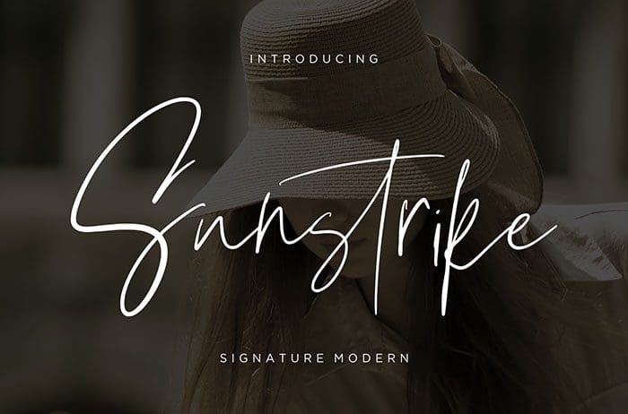 Suntrike Script Font