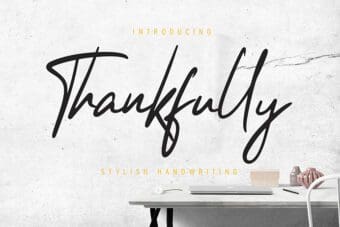 Thankfully Script Font
