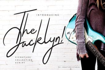 The Jacklyn Signature Font