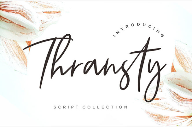 Thransty Script Font
