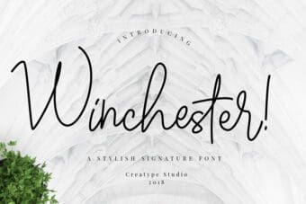 Winchester Signature Font